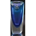 Sapphire Vase Art Glass